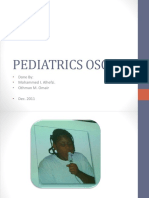 Pediatrics Osce: Done By: Mohammed I. Alhefzi. Othman M. Omair Dec. 2011