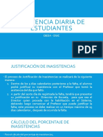 Asistencia Diaria de Estudiantes PDF