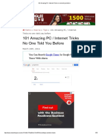 101 Amazing PC - Internet Hacks No One Told You Before - StumbleUpon