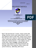 Bronkopneumonia: Bagian Ilmu Kesehatan Anak Laporan Kasus Fakultas Kedokteran APRIL 2017 Universitas Muslim Indonesia