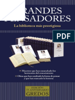 Catálogo Colección Gredos Grandes Pensadores (Argentina, 2017)