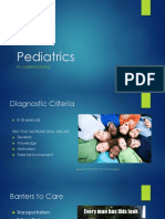Pediatric Presentation