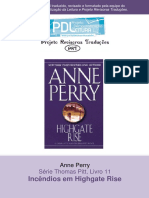 Anne Perry - Série Pitt 11 - Incêndios em Highgate Rise PDF