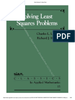 Solving Least Square