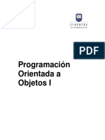 Programación Orientada A Objetos I PDF