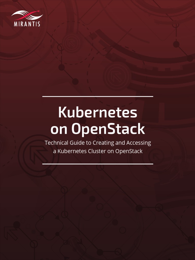 Kubernetes On OpenStack Ebook Final | PDF | Open Stack | Distributed ...