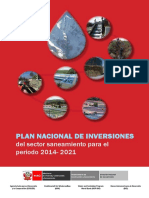 Plan Nacional Inversiones Saneamiento 2021 PDF