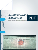 Inter Personal Behavior