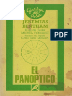 Bentham Jeremy El Panoptico 1791 PDF