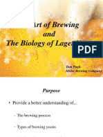 The Art of Brewing and Lager Yeast Biology
