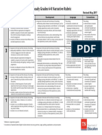 Rubric Writing g6-8 Narrative