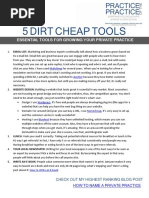 5 Dirt Cheap Tools