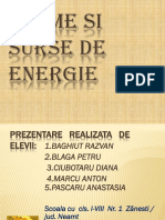 Forme Si Surse de Energie