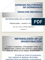 Metodología de La Investigación Parcial II