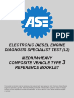 Electronic Diesel Engine Diagnosis Specialist Test (L2) Medium/Heavy Composite Vehicle Type Reference Booklet