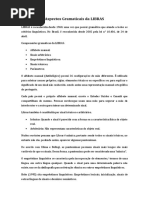 Aspectos Gramaticais Da LIBRAS