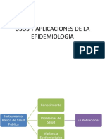Usos y Aplicaciones de La Epidemiologia