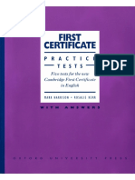 First Certificate Practise Tests