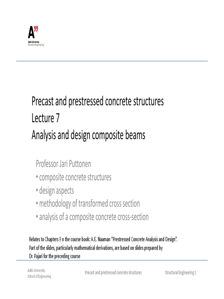 Precast and Prestressed Concrete Structures Analysis and Design ...
