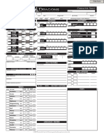 Dungeons & Dragons 4th Edrrrition Character Sheet