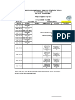 Horario de Clases