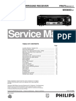 Service Manual: Digitale A/V Surround Receiver FR975 MX980D