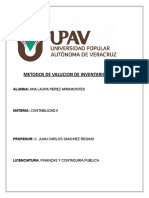 Metodos de Valucion de Inventarios