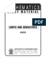 AIEEE Class XI Maths Limits &ampDerivatives