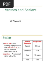 AP Physics B - Vectors