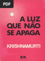 A Luz Que Nc3a3o Se Apaga Krishnamurti1