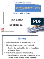 Technology of Machine Tools: The Lathe