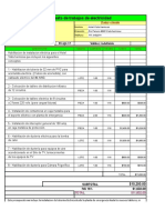 Planilla de Excel para Hoja de Presupuesto