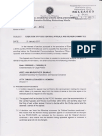 Department Order No 04 S 2017 - Creation of PCOO Central Appeals and Review Committee