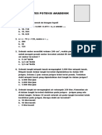 Tes Potensi Akademik MTK