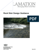 Rock Weir Design Guidance