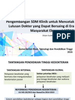 Pengembangan SDM Klinik Untuk Mencetak Lulusan Dokter Yang Dapat Bersaing Di Era MEA