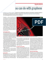 20 Things You Can Do With Graphene: Applications