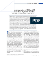 Relational Aggression in Children With Preschool-Onset Psychiatric Disorders