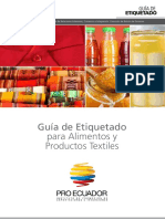 Guia de Etiquetado para Alimentos y Productos Textiles PDF