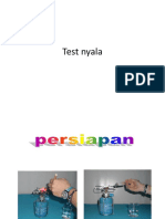 Test Nyala Dan Warna Ion-Endapan