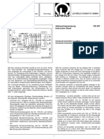 Gebrauchsanweisung 735 297 Instruction Sheet: Universal Umrichter 3 X 230 V Universal Converter 3 X 230 V