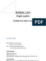 Bismillah Hadi Salmi: Diabetes Melitus