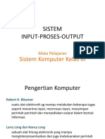 Sistem Input Proses Output