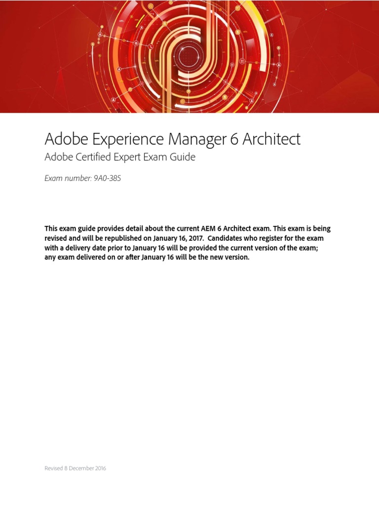 AEM 6 Architect EG PDF Test (Assessment) sites