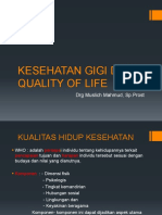 KESEHATAN GIGI DAN KUALITAS HIDUP