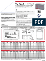Battery CSB GPL 1272 PDF