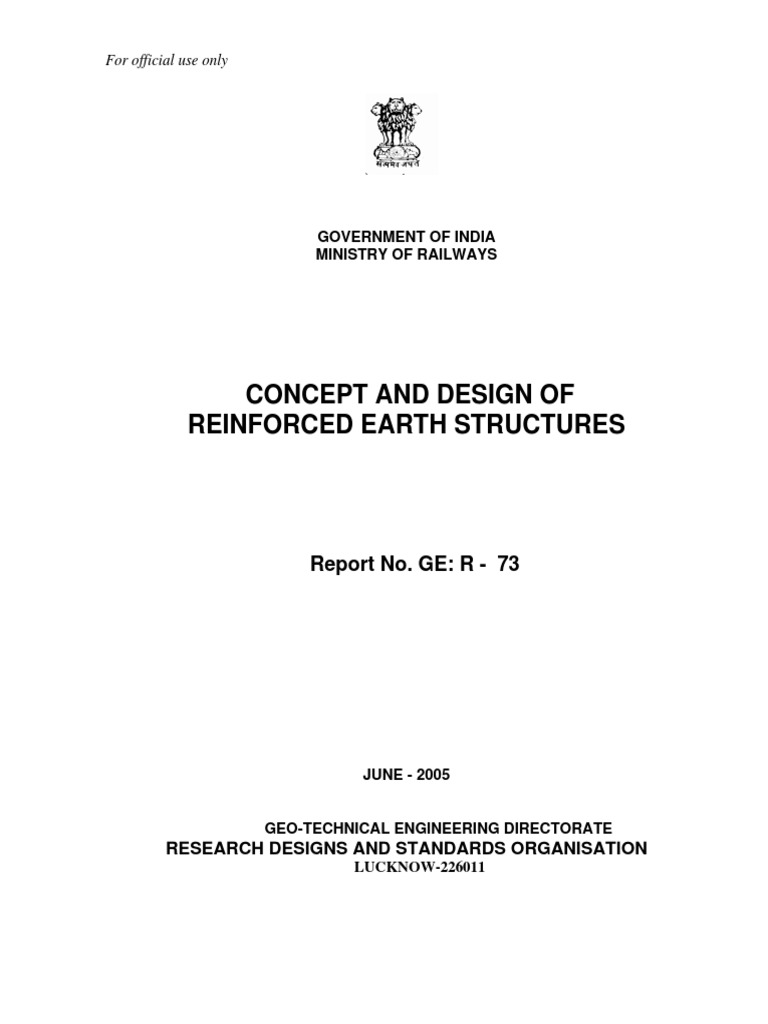 Design of Reinforced Earth Structures | PDF