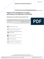 Impact of Risk Management On Project Performance The Importance of Soft Skills PDF