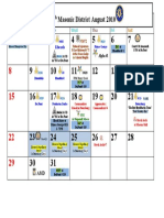 2010-08 August Calendar