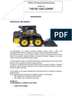 Manual Minicargadores Controles Tecnicas Operacion Tipos Partes Simbologia Herramientas PDF